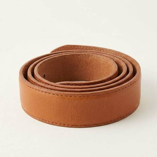Tan Grain Leather Belt by Nordwalk