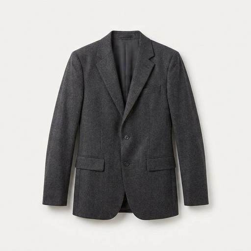 Charcoal Double-Breasted Blazer by Maison Ivo