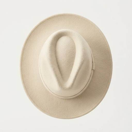 Cream Straw Panama Hat by Loop Basics