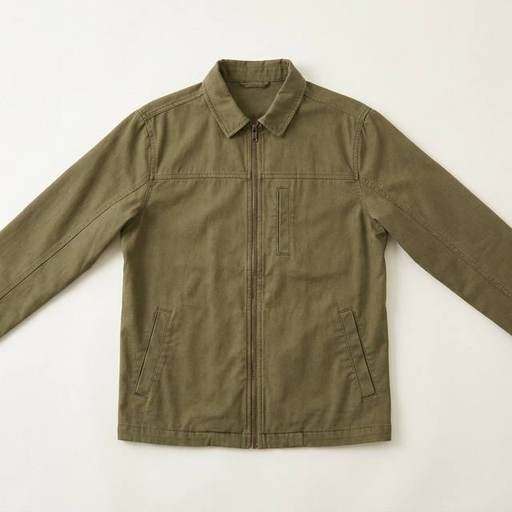 Olive Nylon Coach Jacket by Grit Street