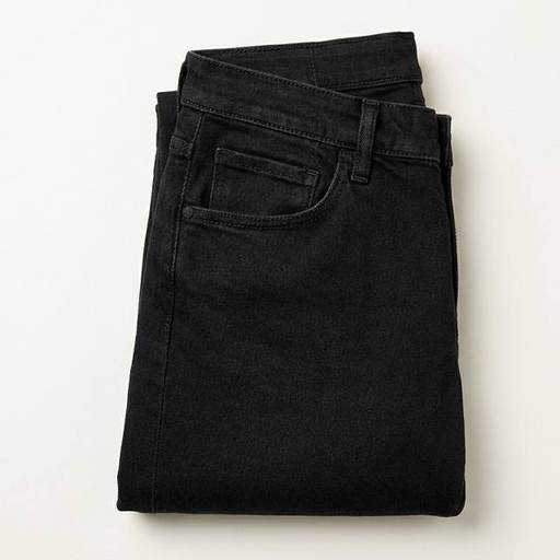 Black Straight Leg Selvedge Jeans by Kestrel