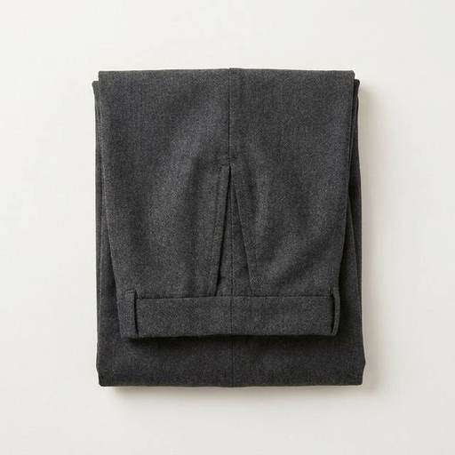 Charcoal Cropped Suit Trousers by Alto Milan